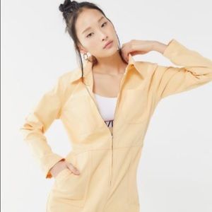 BDG Yellow Utility Rosie Jumpsuit